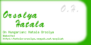 orsolya hatala business card